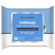 12 Pack - Make Up Remover Cleansing And Moisturizing Towelettes,30-Ct. -10781-12