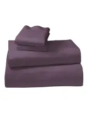 [Klika] Cotton Rich King Bed Sheet Set 4 Pieces in Lilac