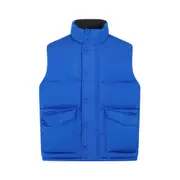 [Alexander Mcqueen] Alexander Mcqueen-Ultramarine Blue Padded Vest-Uomo 50 IT
