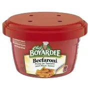 (12 Pack) Chef Boyardee Beefaroni Beef Macaroni Pasta in Tomato Meat Sauce, 212g