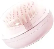 2-in-1 Detangling Hair Brush with Mirror - Compact Travel Hair Brush for Slick Back Hair - Soft Bristles, Massage Scalp, Easy to Clean