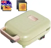 600W BEAR Mini Sandwich Maker Waffle Maker Panini Press Non-Stick Plates