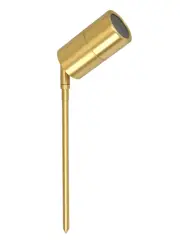 Made By Mayfair Seaside 12V Exterior Spike Garden Light in Aged Solid Brass