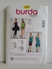 Burda Style #7520 T Shirt Shirt Camisa German Sewing Pattern Close Fitting