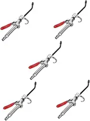 iplusmile 5pcs Aluminum Alloy Air Compressor Hose Attachment Versatile Air Tool for Car Interior and Keyboard Cleaning