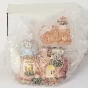 NIB TEA NEE shoe with bears TEA POT by CARDINAL