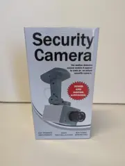 Tectron Security Camera Sound & Motion Activation No Wiring Battery Operated