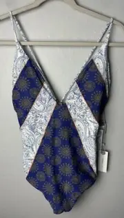 NWT O'Neill Cassia One Piece Swimsuit Women's Size Large Cheeky