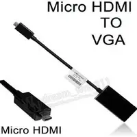 在飛比找PChome商店街優惠-【Type D】Micro HDMI 轉 VGA 20cm 