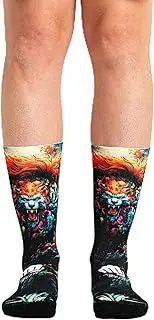 [Ridefyl] Unisex Beast Socks, Multi-Colour, M/XL, Colourful, M-XL
