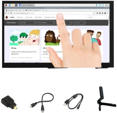 7" HDMI Capacitive Touch Screen IPS Display 1024x600 Resolution Monitor