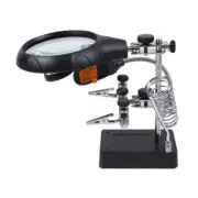 Welding Magnifier AlligatorsClip Holder Clamp Helping HandsSoldering Repair Tool