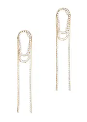 Rosantica Circe Crystal-embellished Drop Earrings - Gold ONE SIZE