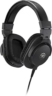 Yamaha HPH-MT5 Closed Back Over Ear Studio Monitor Headphones, Black