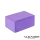 【Leader X】環保EVA高密度抗壓瑜珈磚 加厚款10cm 紫色