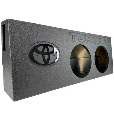 2007 - 2013 Toyota Tundra Crew Max Truck Dual 12" Sub Box Subwoofer Enclosure
