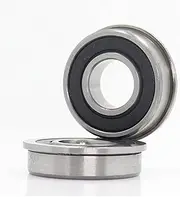 ACAECMGGFP FR8-2RS Bearing 12.7x28.575x7.938mm (10 PCS) ABEC-1 Miniature Flanged FR8RS Ball Bearings RI-1218RS Bicycle bearings