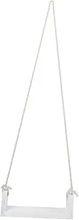 MOBUTOFU Photography Props Swing Wooden Swing for Newborn Photography Prop Photography Prop Swing Photo Prop Swings Photography Prop White Rope