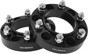 X AUTOHAUX 2 Pcs 6x139.7mm Wheel Spacers 106.1mm M12x1.5 Hubcentric Wheel Spacer Forged Wheel Spacers for Toyota 4Runner 1989-2023 Aluminum Alloy 6061-T6