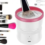Electric Makeup Brush Cleaner, Super-Fast Handheld Make up Brush Clean Machine for All Makeup Brushes, USB Powered Cosmetic Brush Cleaner - Deep Clean, Spinner Makeup Brush Tools for Women (C)