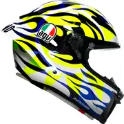 AGV Pista GP RR Soleluna 2023, full face helmet , color: White/Neon-Yellow/Blue/Black , size: XL