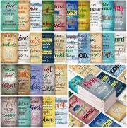 Maitys 240 Pcs Bible Verse Cards Prayer for Women with Assorted Brown