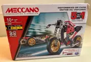 Meccano 5-in-1 Motorbike or Car STEAM Engineering Robotics Model Kit US Seller