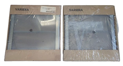 2 IKEA Variera Inserts Shelf Silver Mesh 12.5"x 11"x6.125 NEW 000.725.82