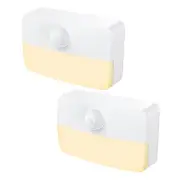 【2 Pack】Motion Sensor Night Light, Stick-On Motion Sensor Lights Indoor, Batt...