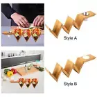 Bamboo Taco Holder Tableware Pancake Stand for Living Room Taco Party