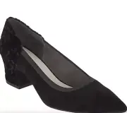 Lori Goldstein Collection Mixed Media Block Heel - 8 1/2 Medium a311385 -