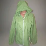 EDDIE BAUER WINDBREAKER LIGHT COVER RAIN COAT RIPPAC WIND JACKET LIME GREEN S