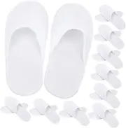 SEWOART 10Pairs Disposable Hotel Slippers Non Slip Cloth Spa Footwear for Men Women for Guests Travel Spa Days Lightweight Comfortable Pedicure