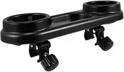 RORPOIR Stroller Dinner Plate Tray Stroller Cup Holder Stroller Holder Stroller Plates Universal Stroller Organizer Stroller Plate for Food Cup Holder Stroller Plastic Black