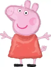 Anagram 25" Peppa Pig Foil Balloon, Multicolor