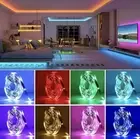5m RGB LED Strip Lights Bluetooth Waterproof 44key Remote Colour Changing Room