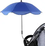 Stroller Parasol - Clip Umbrella Anti-UV Lightweight Folding Umbrella | Stroller Umbrella for Beach Chair Picnic Portable Sun Shade for Equipment
