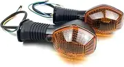 LED Indicator Blinkers Amber Lamp Accessories Motorcycle Blinker Lamp Turn Signal Light For Su&zu&ki GSF 600/650/1200/1250 N/S for Ba&nd&it GSF1250SA GSX650F GSX1250FA(Amber)