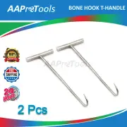 2x BONE HOOK WITH T-HANDLE 8" ORTHOPEDIC SURGICAL INSTRUMENTS BEST QUALITY