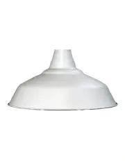 [Oriel Lighting] Warehouse Industrial Vintage Shade 39cm in White