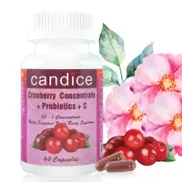 在飛比找松果購物優惠-【Candice】康迪斯天然蔓越莓+益生菌膠囊(60顆/瓶)