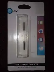 ONN ONC17TA002 Tablet Sound Enhancer Directional Sound Amplification - White