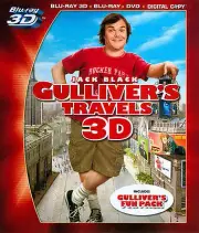 Gullivers Travels (Blu-ray/DVD, 2011, 4-Disc Set) SEALED