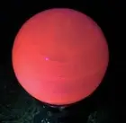 Pink Mangano Calcite Sphere Uv Reactive A+++ Natural Stone Healing Crystal