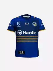 Parramatta Eels NRL 2025 Macron Home Jersey Sizes S-6XL!