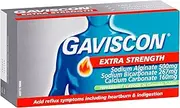 Gaviscon Double Strength Chewable Tablets Peppermint Heartburn & Indigestion Relief, 39g