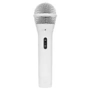 Samson Q2U USB and XLR Handheld Dynamic White Microphone with Cardioid Pattern