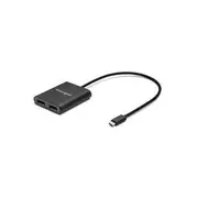 KENSINGTON USB-C (MALE) TO DUAL DISPLAYPORT 1.2 (FEMALE) 4K VIDEO ADAPTER