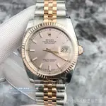 勞力士 現貨ROLEX 1：1日誌型系列男表126231自動機械日曆間金鋼帶腕腕錶 潮流 時尚 休閒 商務 經典