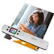 MUNBYN Portable Scanner, Photo Scanner for Documents Pictures Texts in 1050DPI,